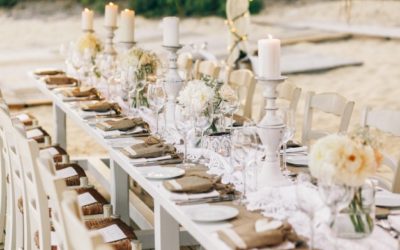 Nunta in stil rustic cu ajutorul lumanarilor si aranjamentelor